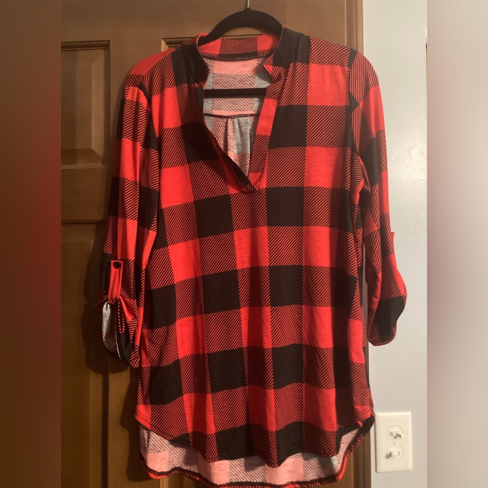 Maurices Buffalo Checkered Blouse